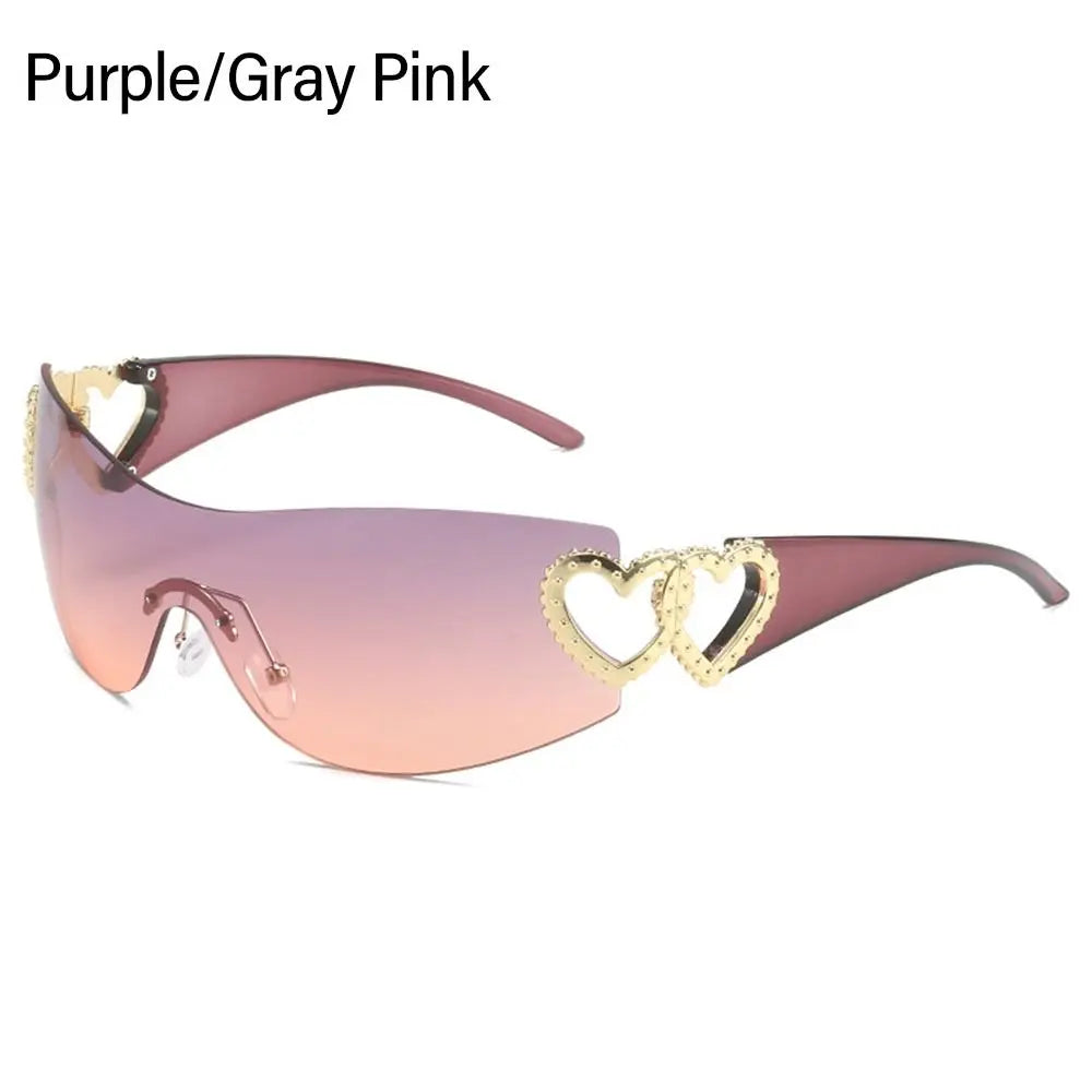 Fashion Designer Sunglasses Women 2023 Luxury Trending y2k Sunglasses Woman Shade Pink glasses Goggle 2000'S lentes de sol mujer