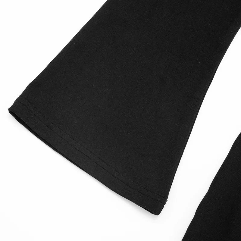 Mozision Inclined Shoulder Long Sleeve Sexy Mini Dress Women Fashion Hollow Out One Shoulder Backless Club Party Dress Female