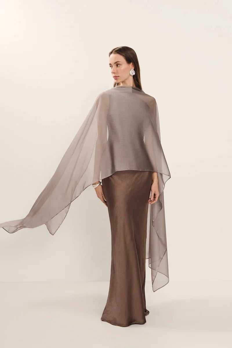 Mozision Satin Inclined Shoulder Sexy Maxi Dress Women Fashion Patchwork Sleeveless Backless Bodycon Evening Club Party Dress