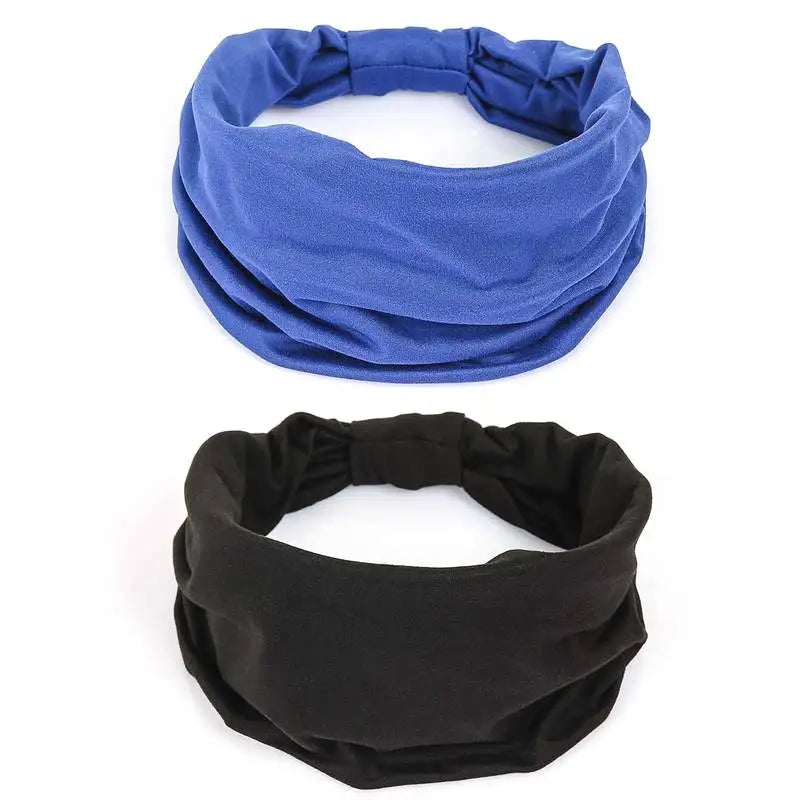 Head Band Women Hair Accessories Solid Wide Headband Bowknot Turbans Wash Face Make-up Hair Band Sports Running Yoga Headbands