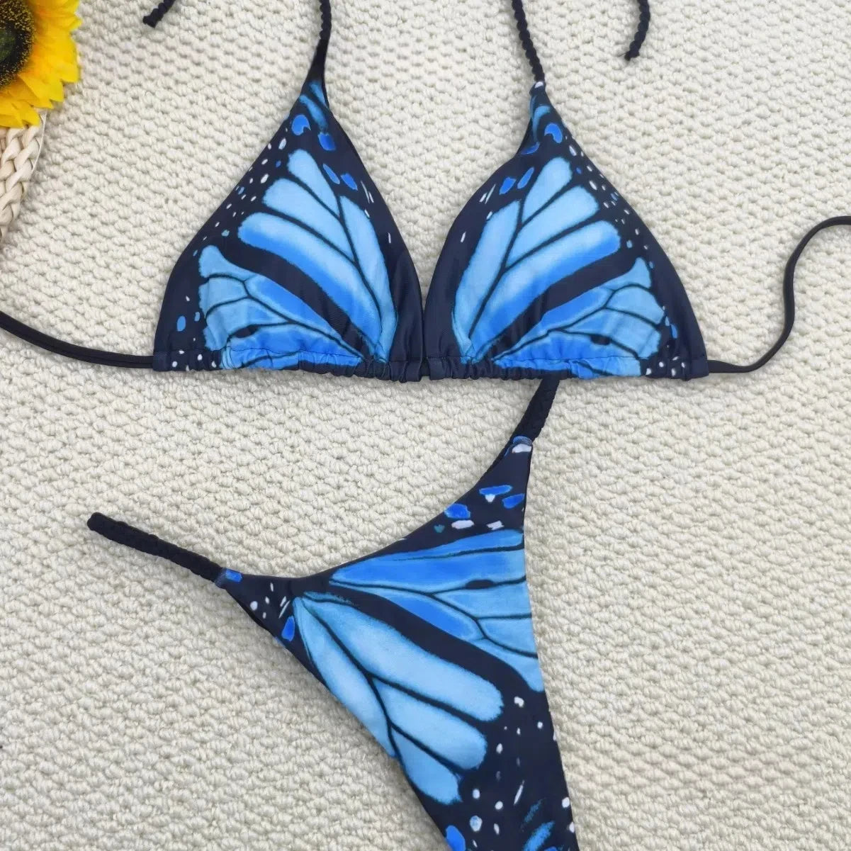 New Arrival Rope Bikini Women Butterfly Split Swimsuit Sexy thong