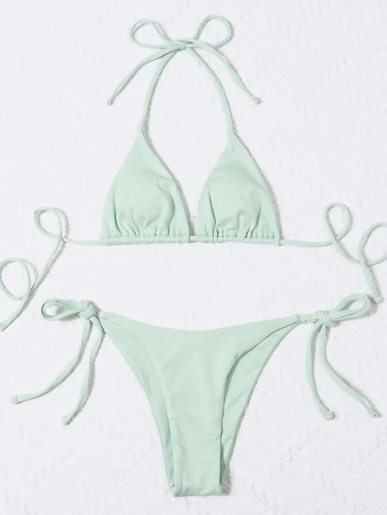 New Sexy Three-point Small Pit Split Swimsuit Bikini