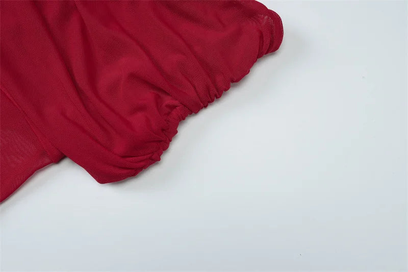 Mozision Off-shoulder Backless Sexy Maxi Dress Women Summer Fashion Strapless Sleeveless See Through Club Party Long Dress