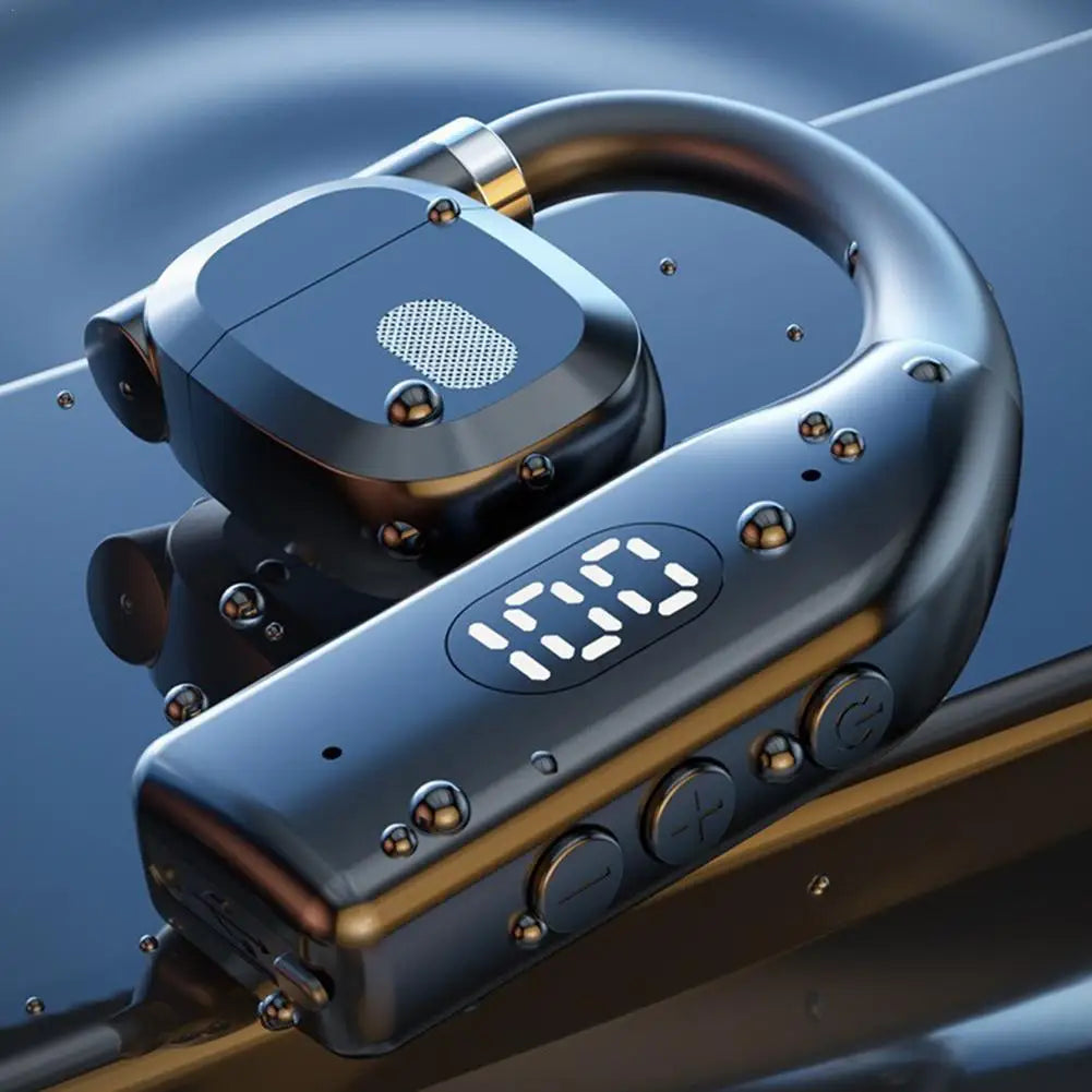 Earhooks Wireless Bluetooth 5.4 Headphones Gaming Sports Headset HiFi Stereo Noise Reduction Earbuds Earphone With Microphone Wofashion.xyz