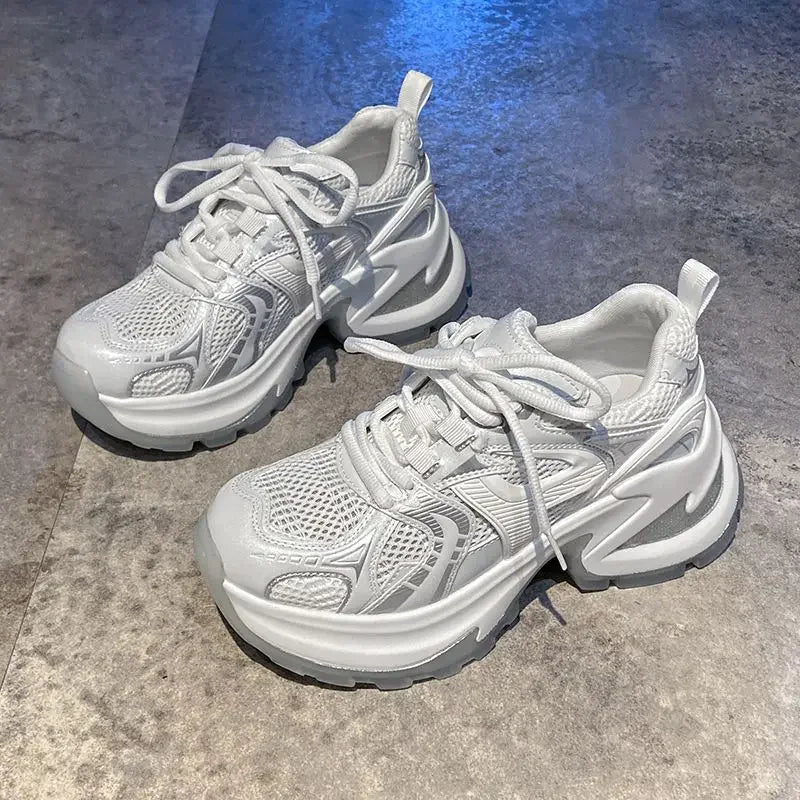 Athletic Woman Footwear 2025 New Sneakers Sports Designer Luxury Vulcanized Shoe Trends On Sale Mesh Breathable Shoes for Women