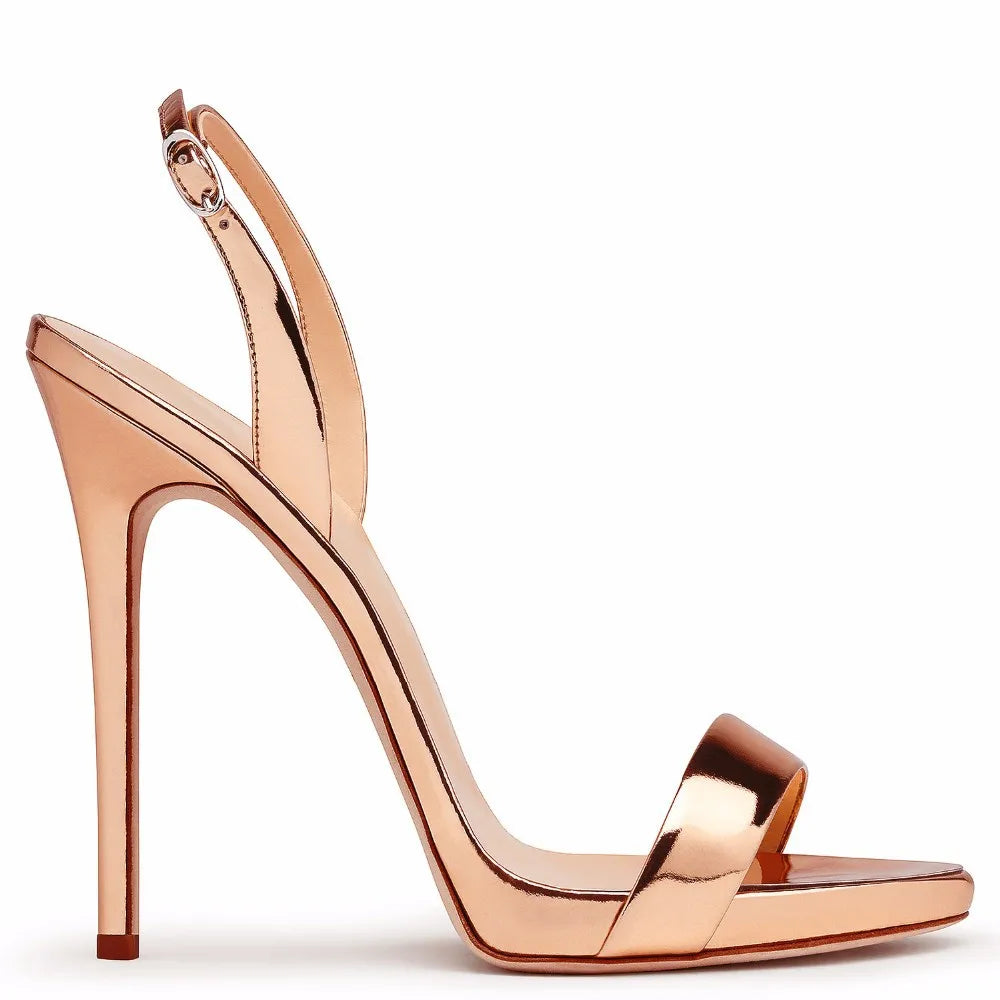 European and American Fashion Cross Tie Sandals, Women's Sexy One Line Strap Slim High Heels, Runway Shoes, Banquet Sandals