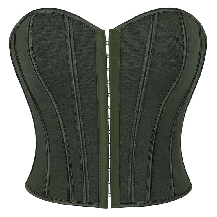 Fashion Strapless Off Shoulder Corset Tank Crop Tops Summer Backless  Camisole Underwear Female Bustier Top