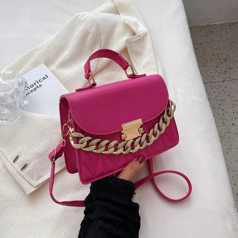 2023 New Designer Shoulder Bag Fashion Chain Crossbody Bags For Women Brand Ladies Handbags And Purses