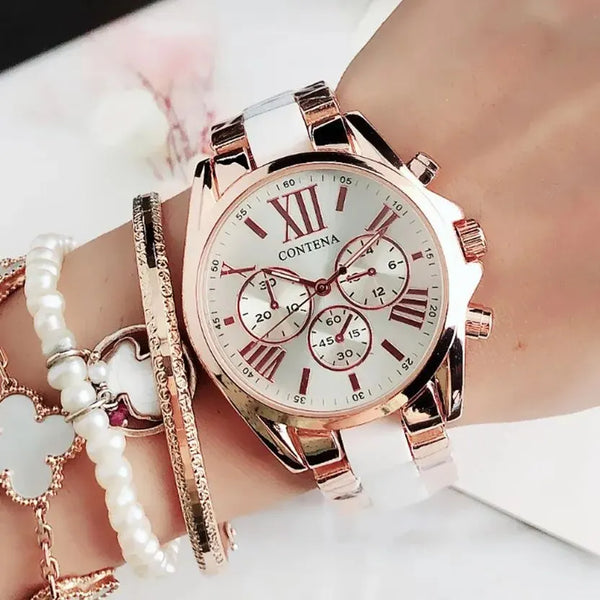 Top Brand Luxury Watches for Women Fashion Creative Steel Bracelet Women's Watches Ladies Quartz Bracelet Watch Reloj Mujer Wofashion.xyz