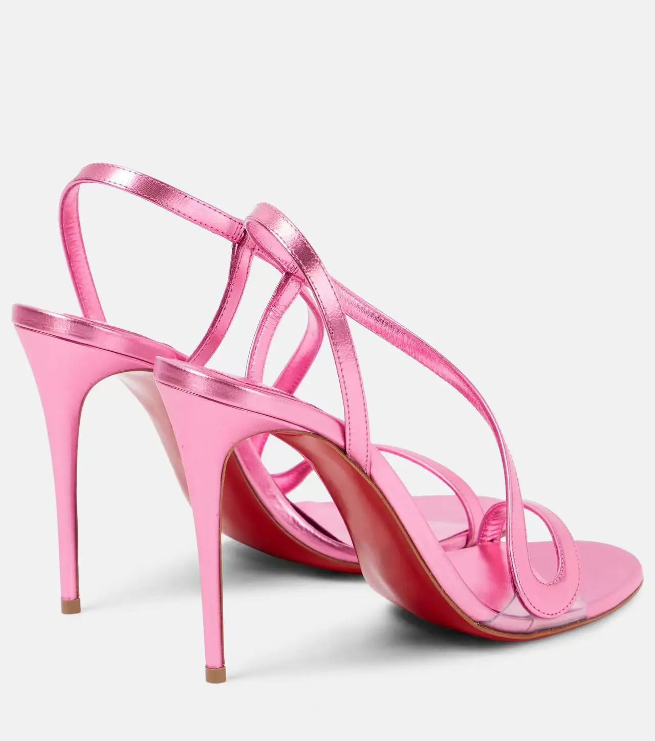 2025 European and AmericanWomen's Summer NewMulti ColorSerpentine Wrapped StrawStiletto High Heels Sexy Outerwear French Sandals