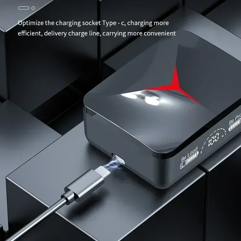 TWS M90 Wireless Headphones Gaming Earphone Bluetooth 5.3 Sport Earbuds with Mic Wireless Headset For iPhone 16 15 14 13 Xiaomi