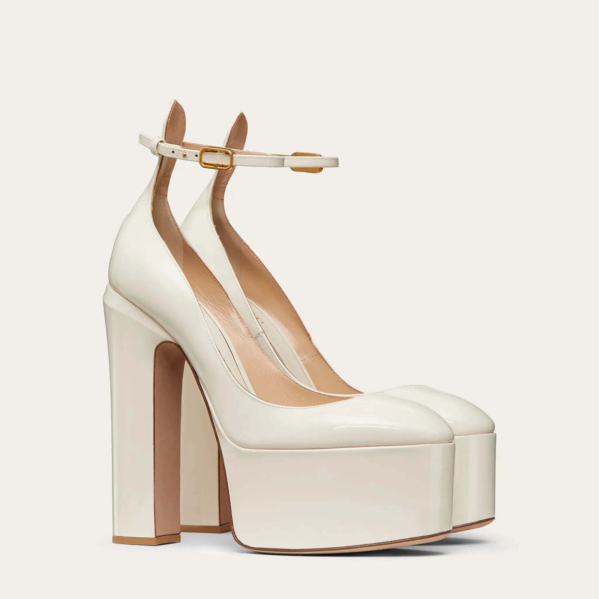 European and American Women's Niche Brand Fashion Sexy Runway Show Banquet Single Shoe Buckle with High Heels Sandals