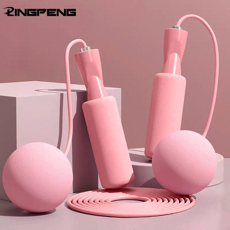 1pc Heavy Cordless Skipping Rope, Fitness Jump Rope With Big Ball, Suitable For Household Indoor Sports, Fat Burning Wofashion.xyz