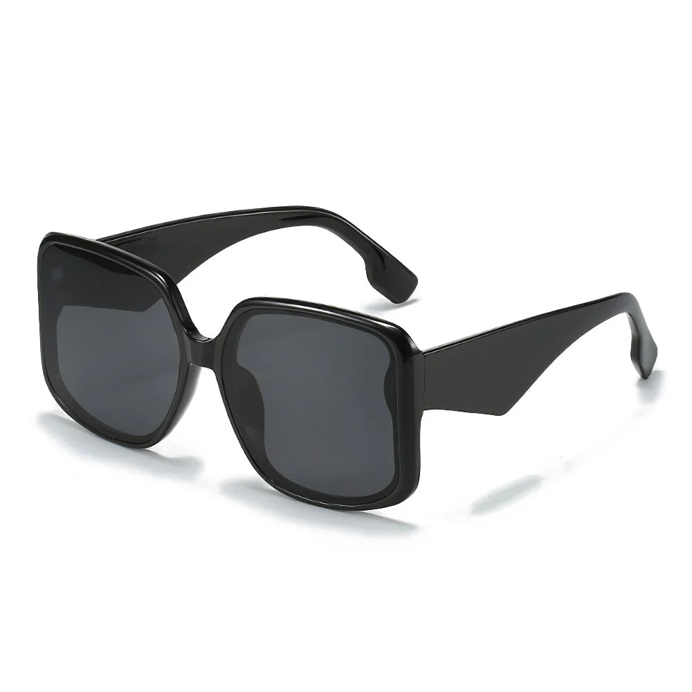 2025 New In Sunglasses for Women Unique Double Frame Design Sunglasses with Oversized Frame and Gradient Lenses UV400