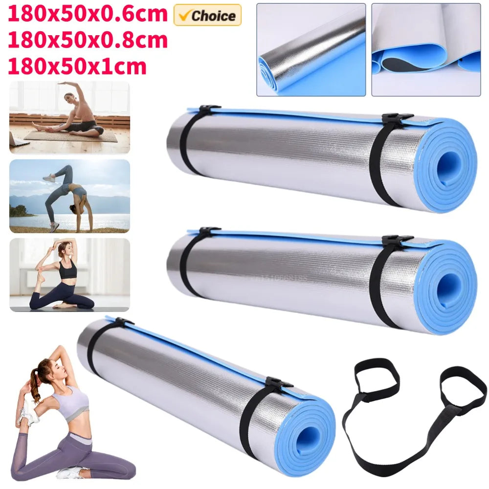 6/8/10MM Thick Yoga Mat Anti-skid Sports Fitness Mat EVA Comfort Foam Yoga Matt for Exercise Yoga and Pilates Gymnastics Mat Wofashion.xyz