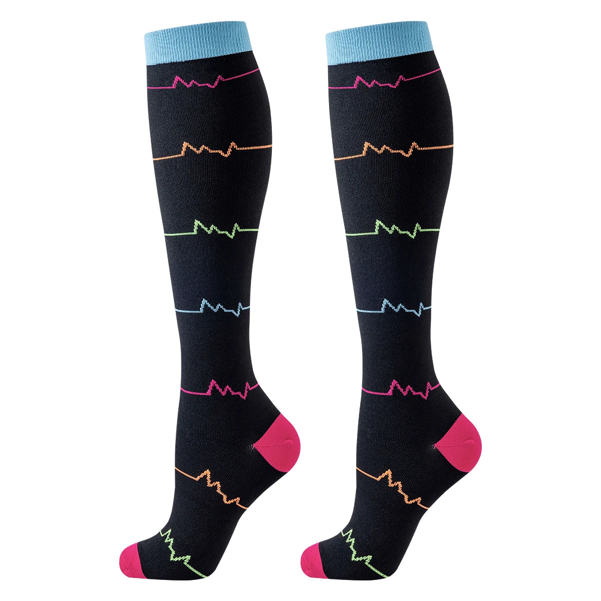 Compression Socks for Men Women 4 Pairs Running Sport Nurse Compression stocking Nurses Sport Ladies Lady Womens Running