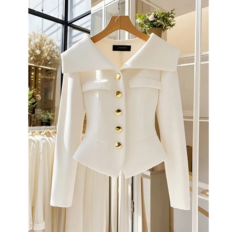 2025 Spring and Autumn New Occupation High-end Leisure Women's Coat Korean Version Loose Temperament Ladies Short Jacket