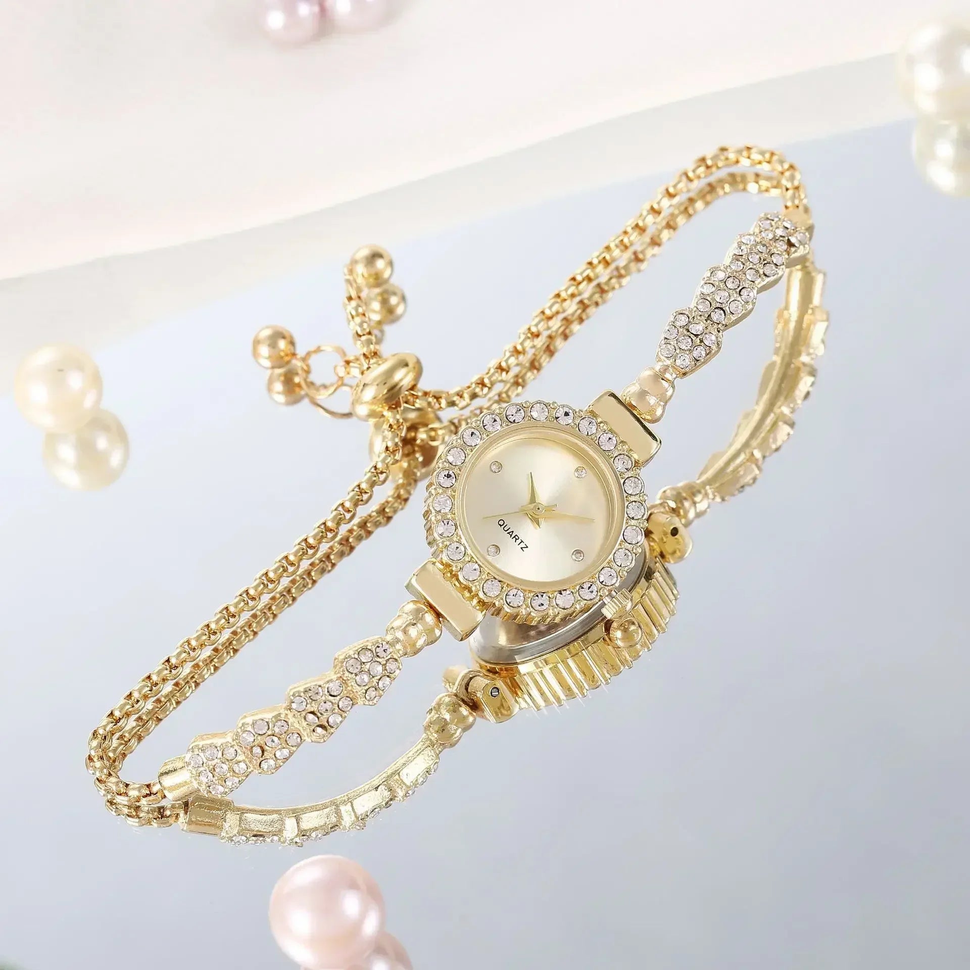 Top Brand Women Watches Fashion 2024 Geneva Designer Ladies Watch Luxury Brand Femme Gold Wrist Watch For Women