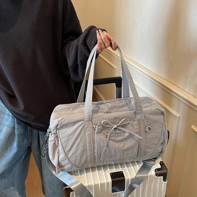 Women's Fitness Handbag Gym Sport Dry Wet Tote Bag Large Capacity Shoulder Portable Luggage Bag Travel Storage Crossbody Bag