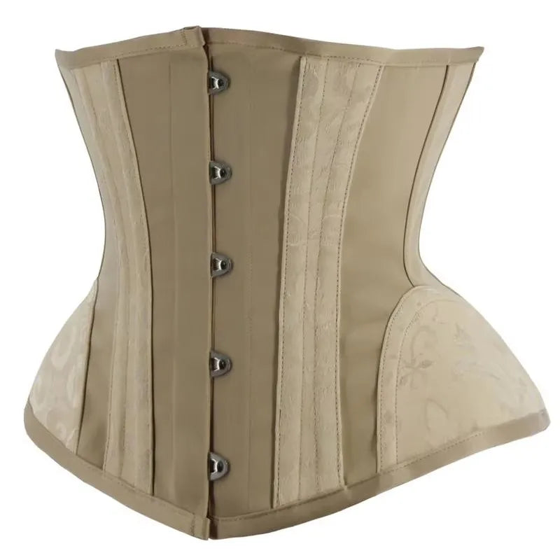 Burvogue Burvogue Women's Tummy Control Waist Trainer 12 Steel Bones Corset Slimming Body Shapewear Cincher for Shaping And Supp