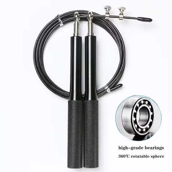 New Fitness Jump Ropes Crossfit Heavy Steel Wire Speed Jump Rope for Boxing MMA Training Equipment Gym Exerciser Skipping Rope Wofashion.xyz
