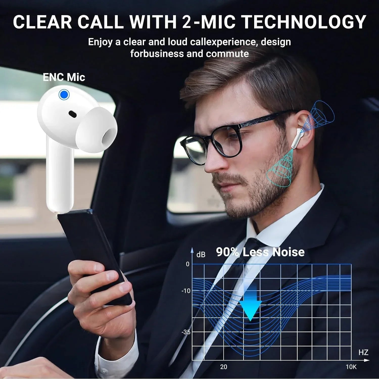Original Air True Wireless bluetooth headset Earphones noise canceling headhone HiFi stereo earbuds Wireless Bluetooth headphone