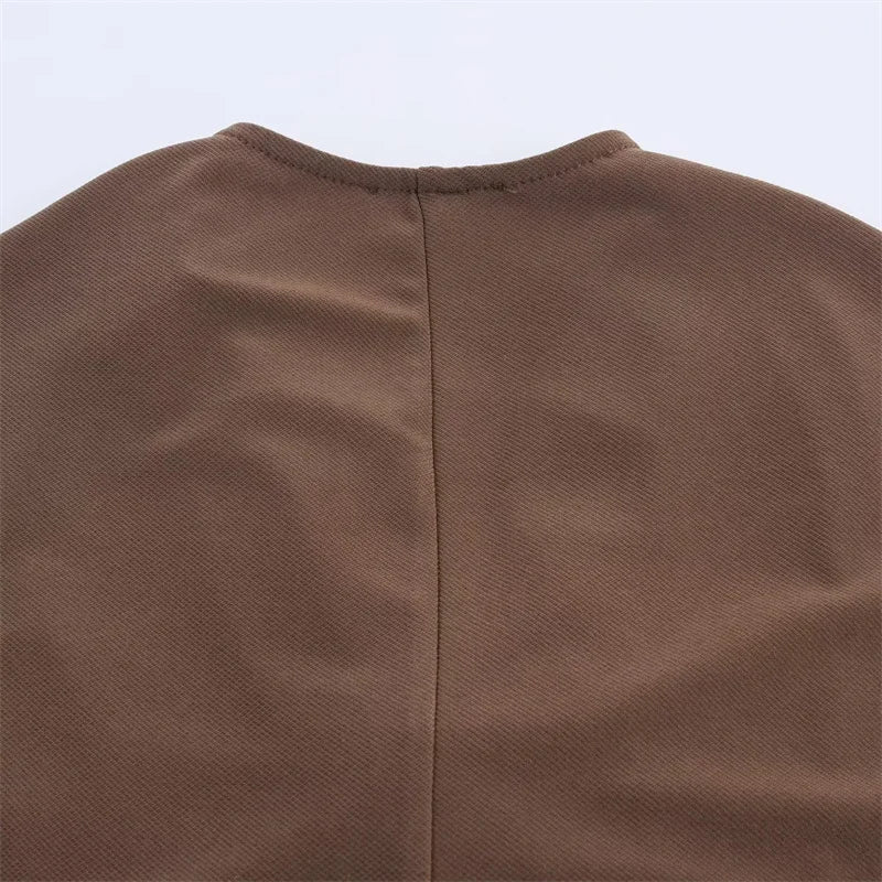 Women's Maxi Dress 2025 New Short Sleeve Pleated Gold Embellished Long Dress Female Elegant Personality Fashion Party Dresses