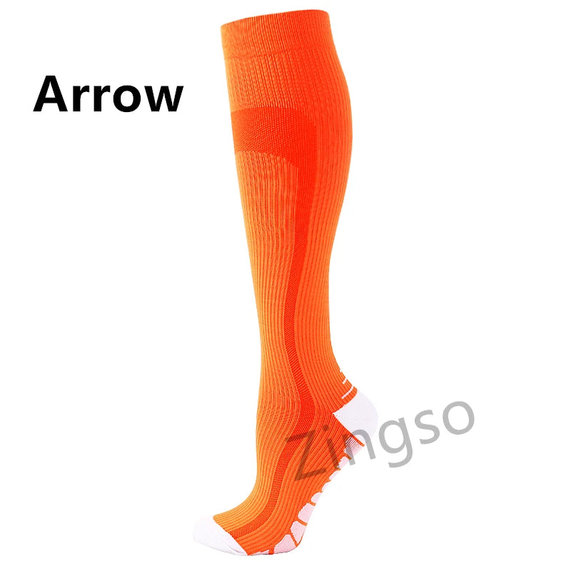Running Compression Socks Stockings 20-30 mmhg Men Women Sports Socks for Nursing Rugby Marathon Cycling Football Varicose Veins
