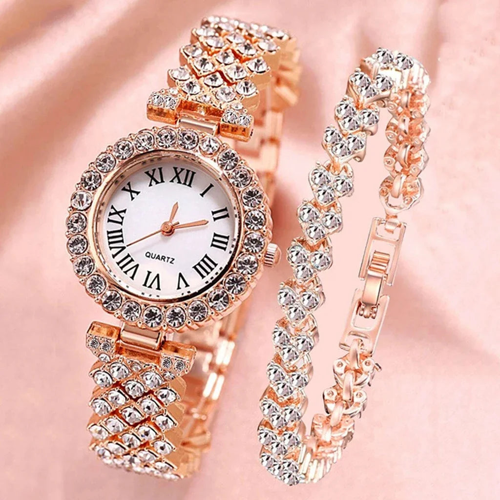 Watch For Women Watches 2023 Best Selling Products Luxury Watch Luxury Brand Reloj Mujer Watch Bracelet Set Diamond Steel Band