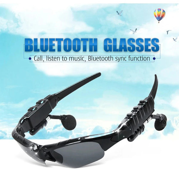 Stereo Earphones Wireless Headset with Mic Glasses Sunglasses for Driving Cycling Sports Noise Reduction Headphones Wofashion.xyz