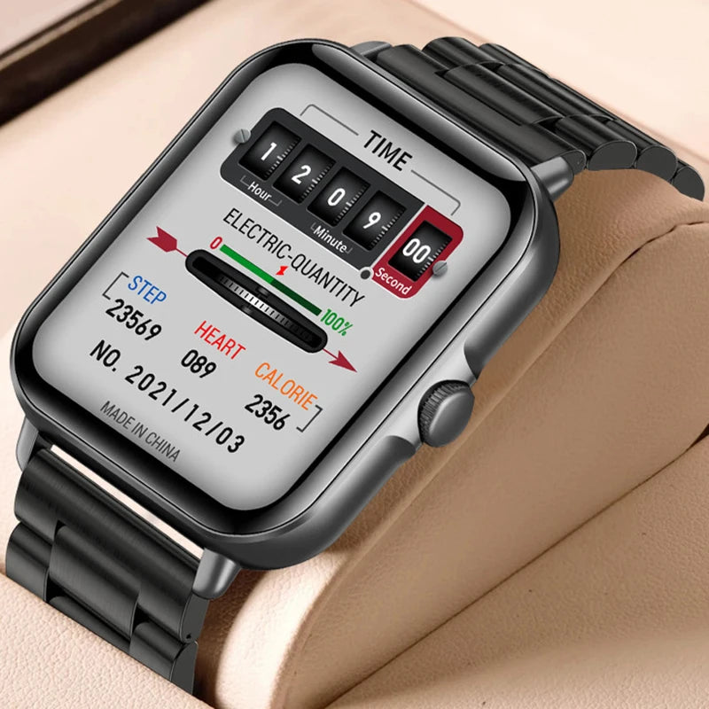 2025 2.01'' Smart Watch Bluetooth Call Play Music Smartwatch Fitness Clock Sport Waterproof Watches for Men Women iPhone Android Wofashion.xyz