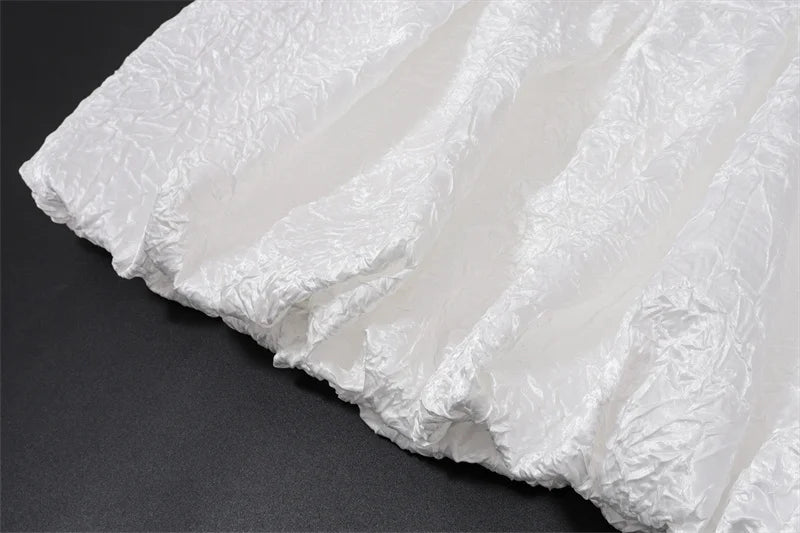 Mozision Halter Off-shoulder Strapless Sexy Mini Dress Women White Sleeveless Backless High Waist A-line Club Party Dress Female