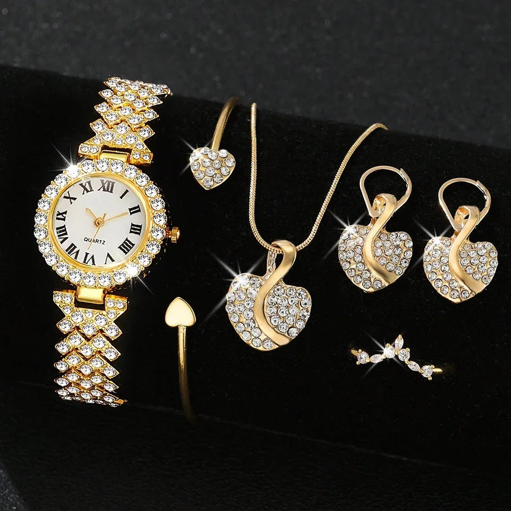 Watch For Women Watches 2023 Best Selling Products Luxury Watch Luxury Brand Reloj Mujer Watch Bracelet Set Diamond Steel Band