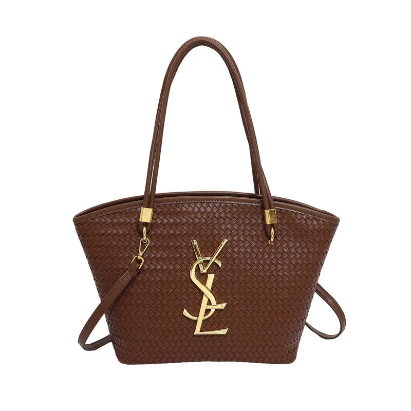 Luxury Tote Bag for Women Large Capacity Shoulder Bag with Top Handle, Elegant Leather Purse for Work, Versatile Day