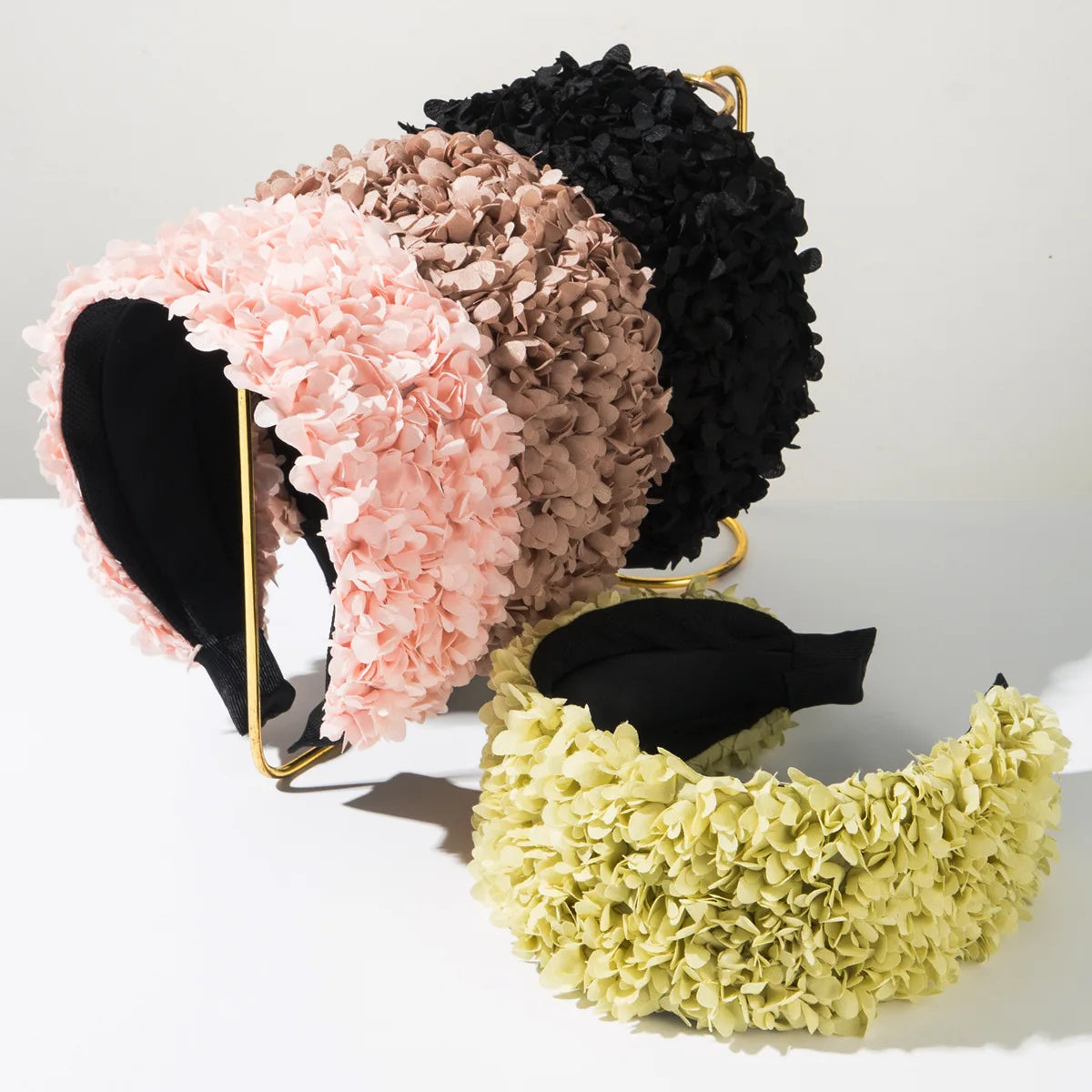 Headbands for Women Boho Wide Hairband Statement Pom Pom Hair Hoop Summer Beach Holiday Party Hair Accessories for Girls Ladies Wofashion.xyz