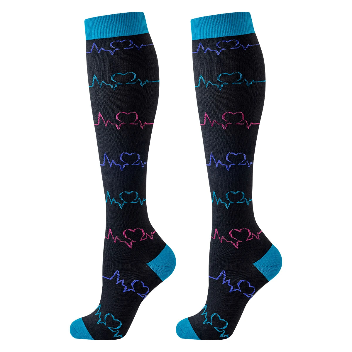 Compression Socks for Men Women 4 Pairs Running Sport Nurse Compression stocking Nurses Sport Ladies Lady Womens Running