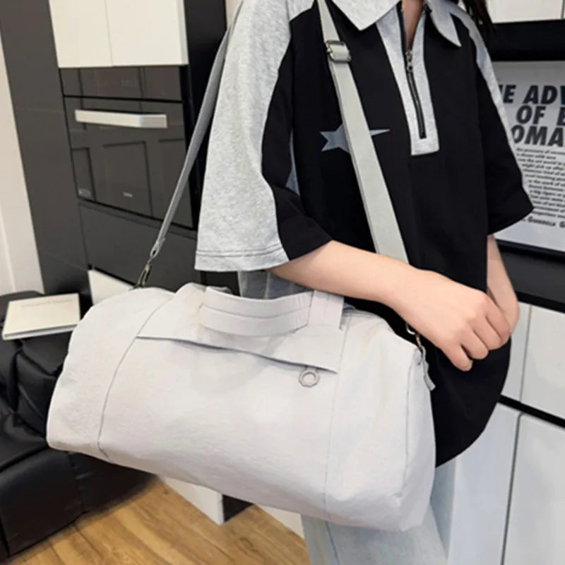 Female Gym Bag For Travel Big Traning Luggage Shoulder Bolsas Shoe Compartment Weekend Swimming Fitness Handbag Women's Sports