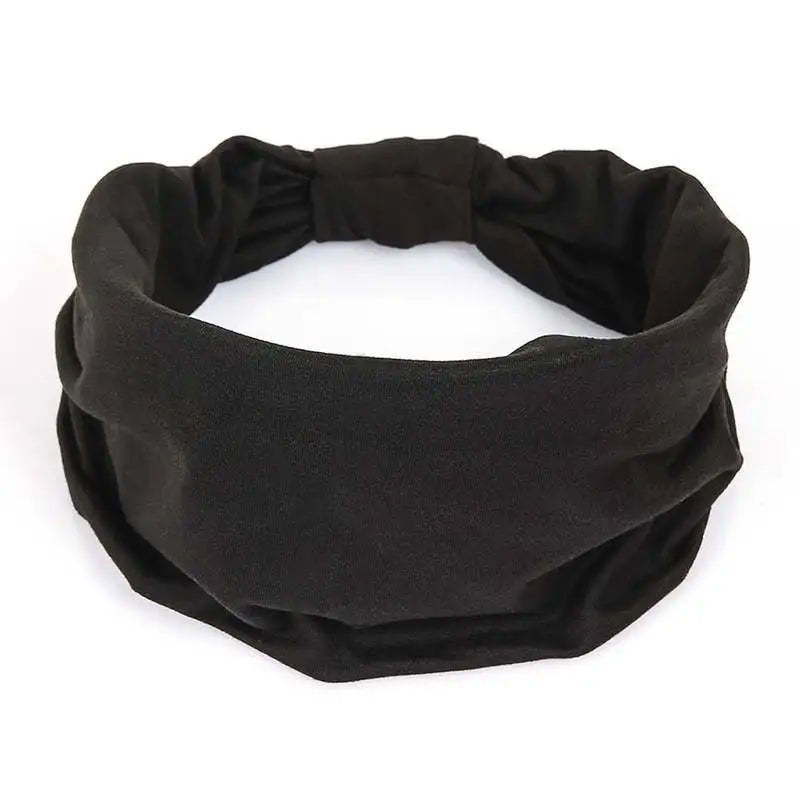 Head Band Women Hair Accessories Solid Wide Headband Bowknot Turbans Wash Face Make-up Hair Band Sports Running Yoga Headbands