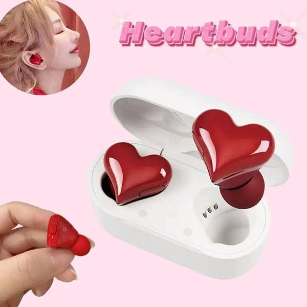 Bluetooth 5.3 Wireless Headphones Heart Shaped Earphones Woman HiFi Music Heart Earbuds Headset Fashion High Quality Girl Gifts Wofashion.xyz