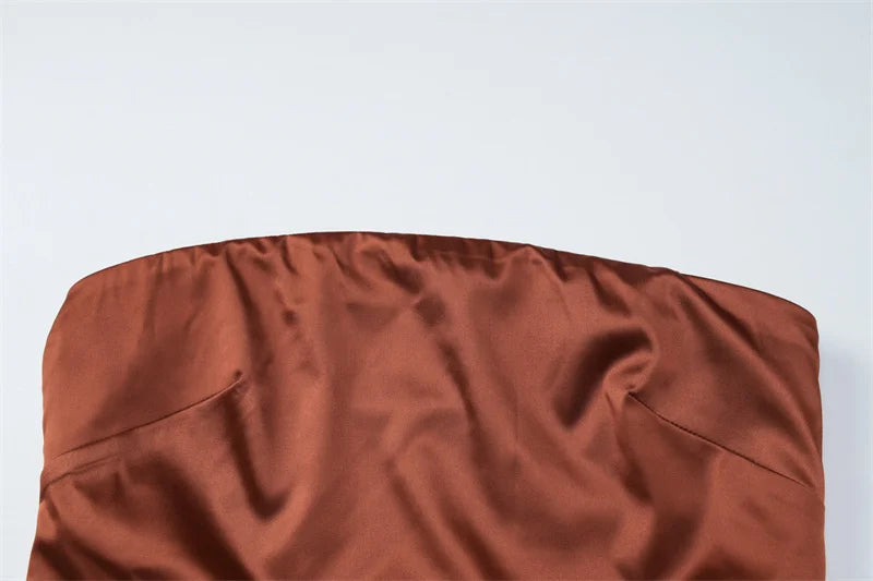 Mozision Off-shoulder Strapless Sexy Maxi Dress Women Gown Elegant Scarf Collar Sleeveless Backless Bodycon Club Party Dress