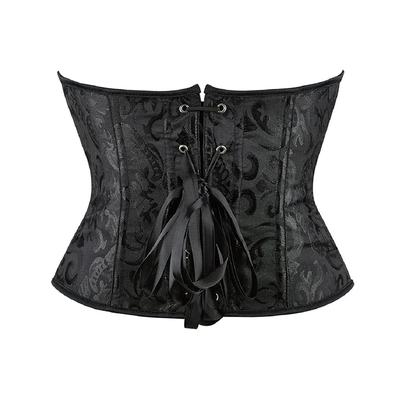 BurVogue Women Short Overbust Corset Crop Tops Strapless Off Shoulder Summer Short Camisole Underwear Female Bustier