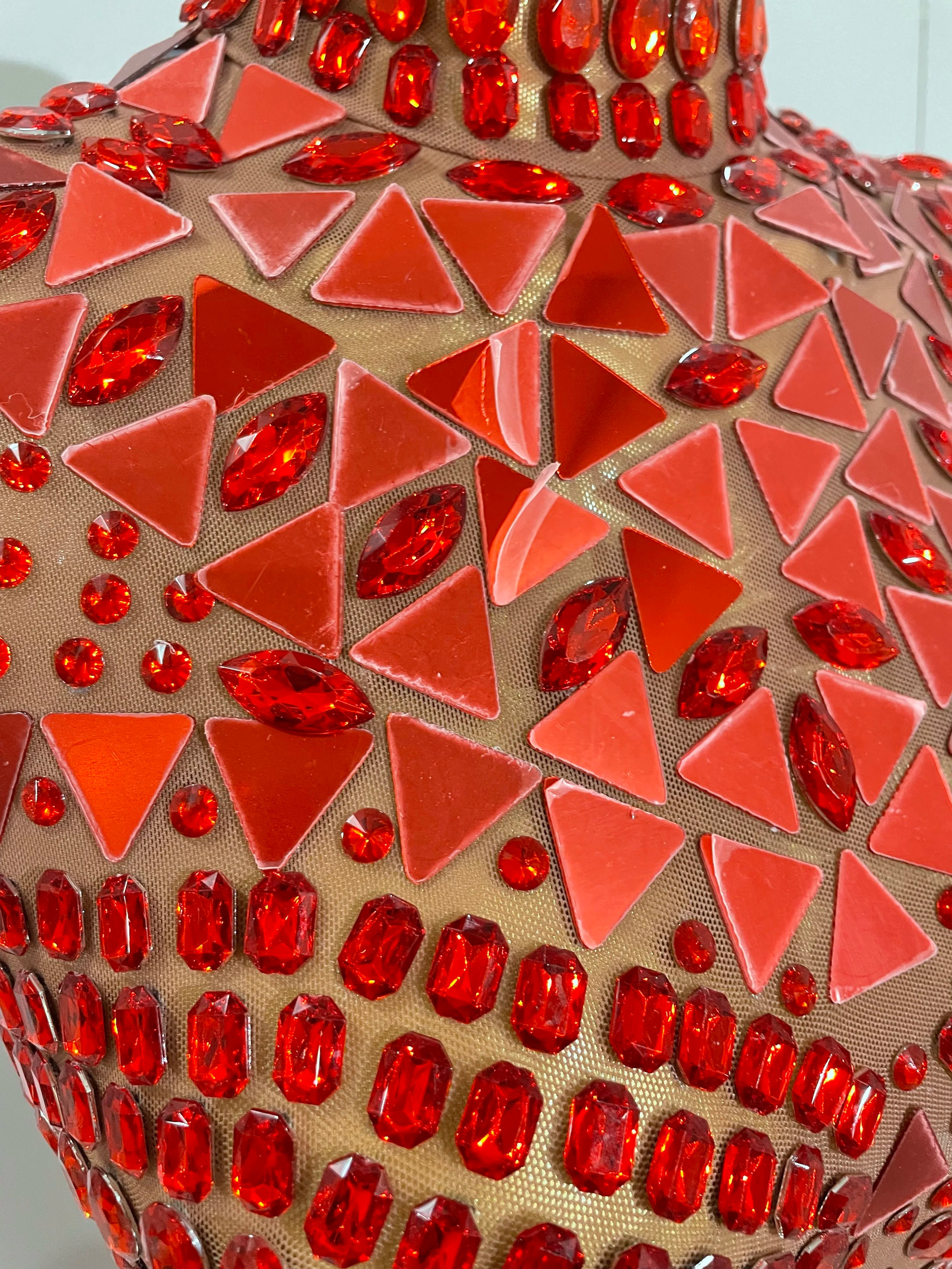 Luxury Shiny Mirror Rhinestones Hollowed-out Long Dress 2025Women Celebrity Evening Party Catwalk Prom Stage Photo Shoot Dresses