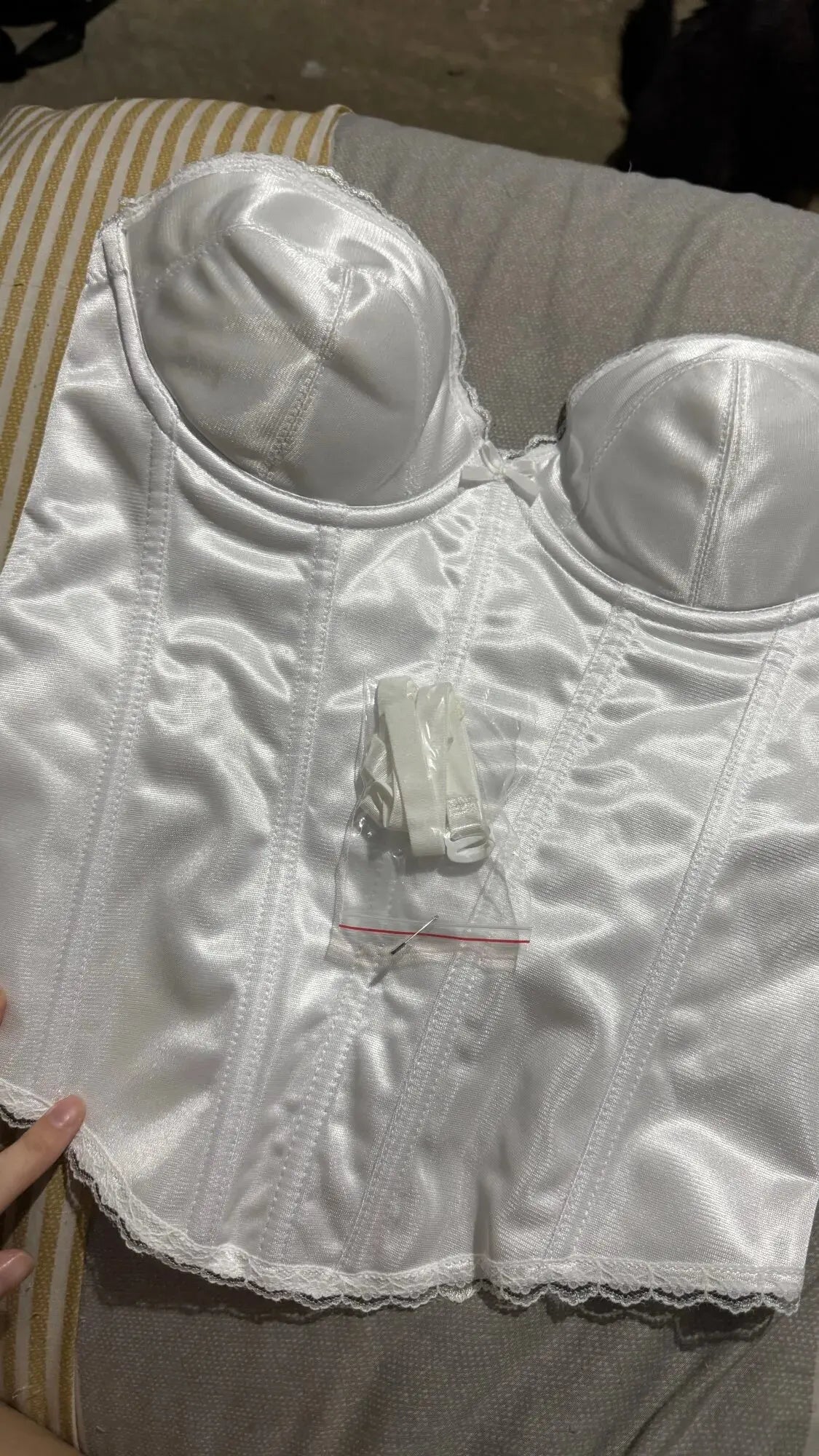 Women Corset with Straps Cotton Cup Push Up Overbust Bustier Weding Shapewear Slimming Waist Shaping Korset