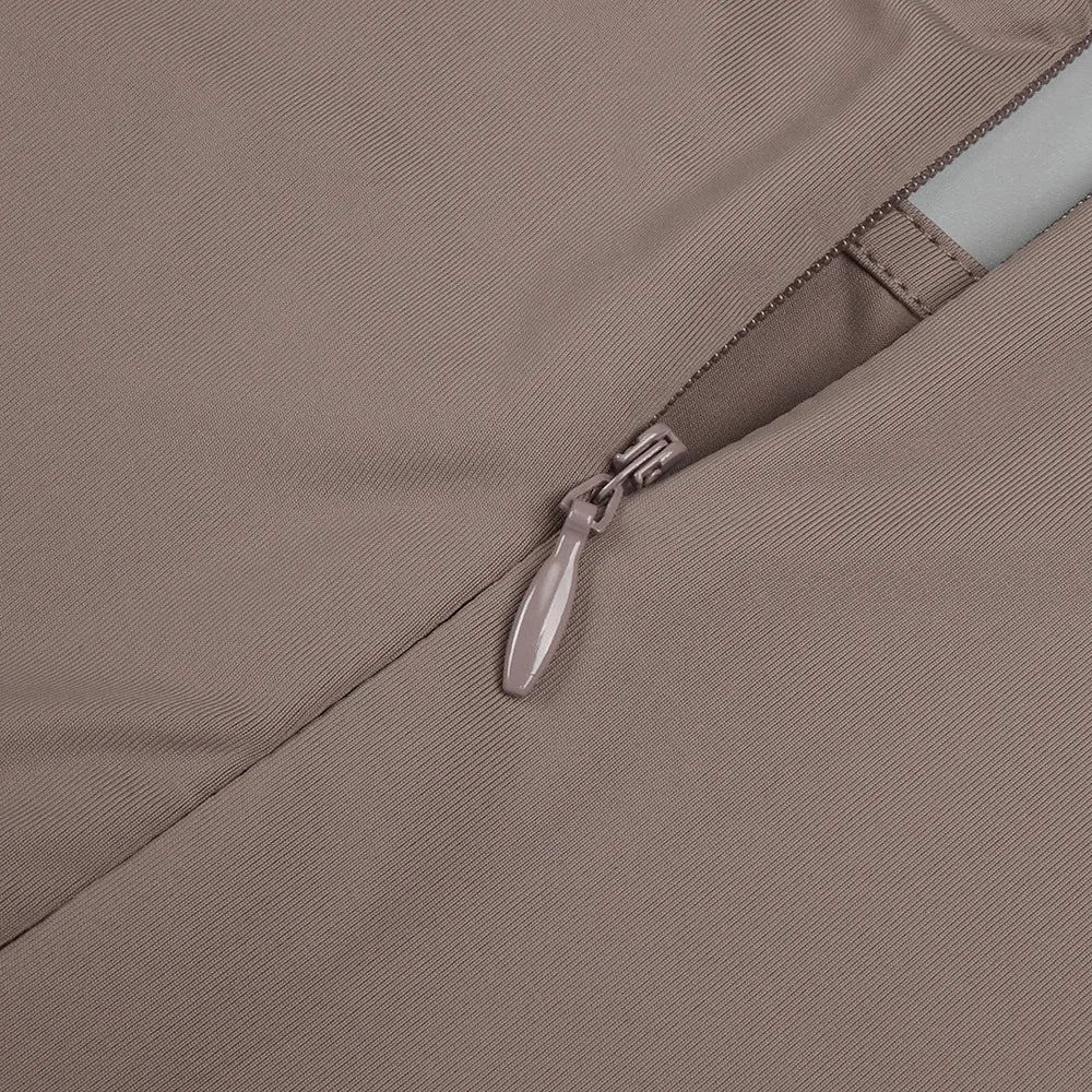 Sexy Elegant Party Dress Women White Long Sleeve Pleated Midi Dress for Evening Dinner Club