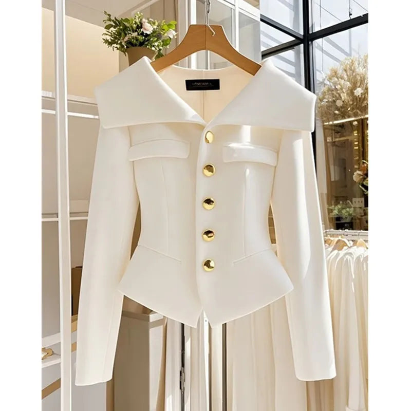 2025 Spring and Autumn New Occupation High-end Leisure Women's Coat Korean Version Loose Temperament Ladies Short Jacket