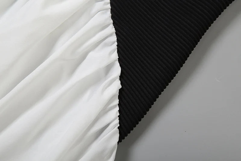 Mozision Halter V Neck Backless Sexy Maxi Dress Women Fashion Patchwork Button Sleeveless High Waist Ruched Club Party Dress