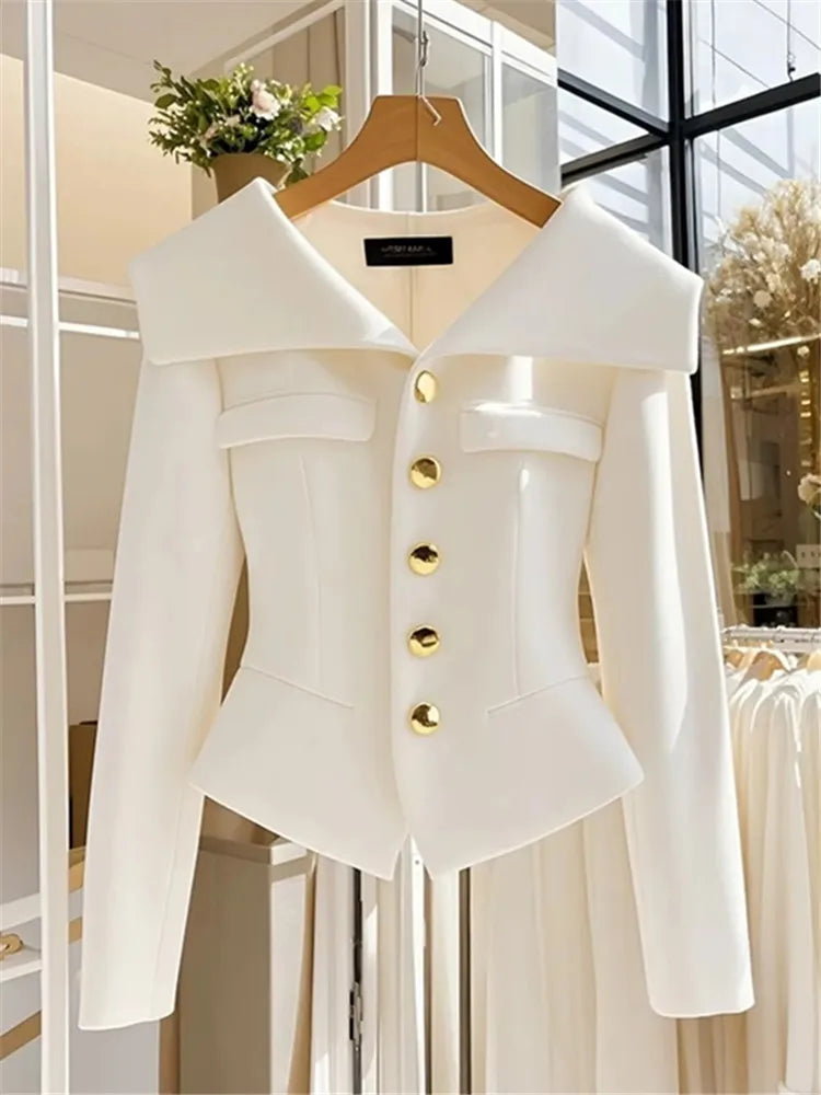 2025 Spring and Autumn New Occupation High-end Leisure Women's Coat Korean Version Loose Temperament Ladies Short Jacket