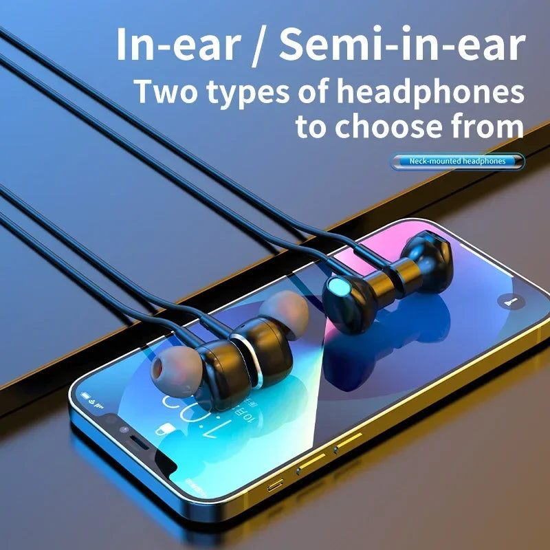 Wireless In Ear Headphones Playback Neckband Earphone Bluetooth Bass Headset Sports Waterproof Earplugs Can Be As Power Bank