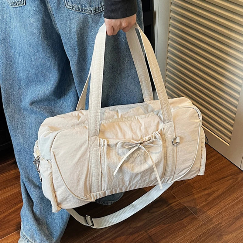 Women's Fitness Handbag Gym Sport Dry Wet Tote Bag Large Capacity Shoulder Portable Luggage Bag Travel Storage Crossbody Bag