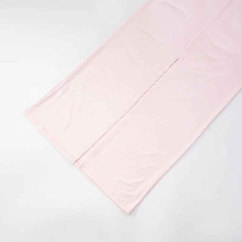 Blifanbo Sexy Elegant Ribbon Maxi Dress For Women Strapless Off-shoulder Sleeveless Backless Fashion Patchwork Party Long Dress